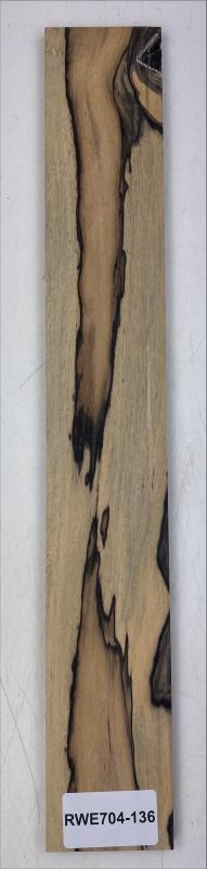 Fretboard Royal White Ebony, 520x75x9mm Unique Piece #136